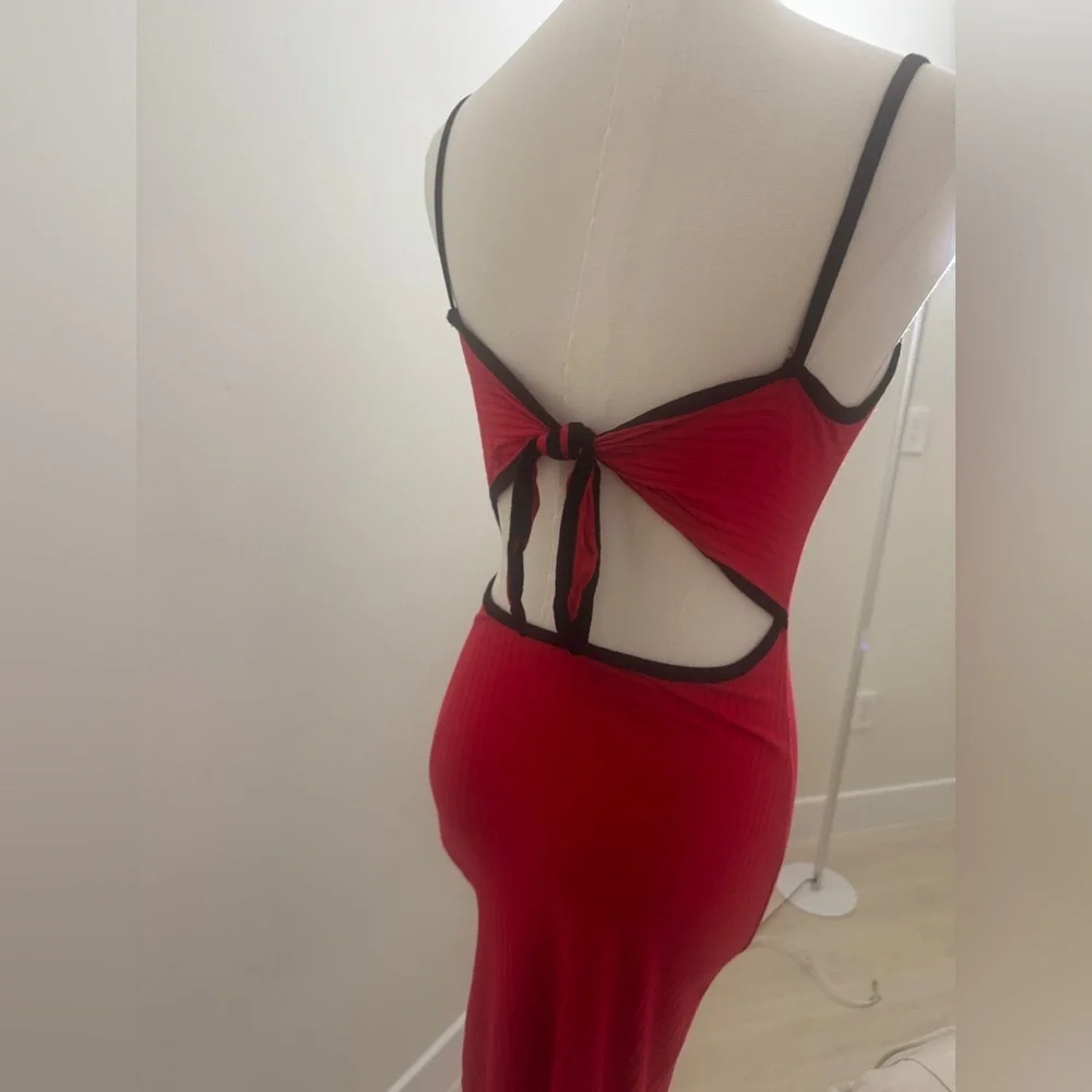 Red Sexy Women's Nightdress - Picture 2 of 2